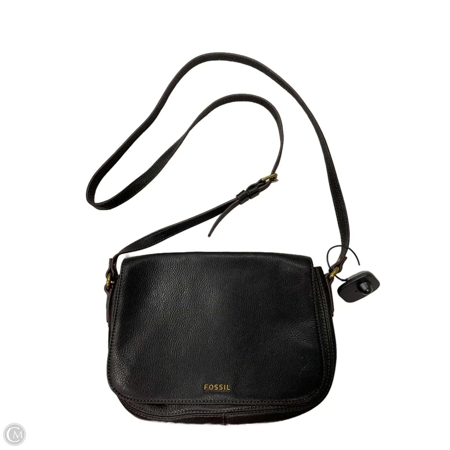 Crossbody Leather By Fossil, Size: Small