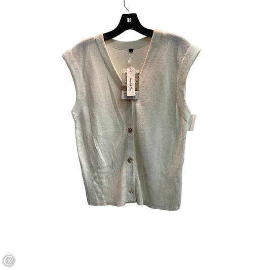 Top Sleeveless By Clothes Mentor In White, Size: S