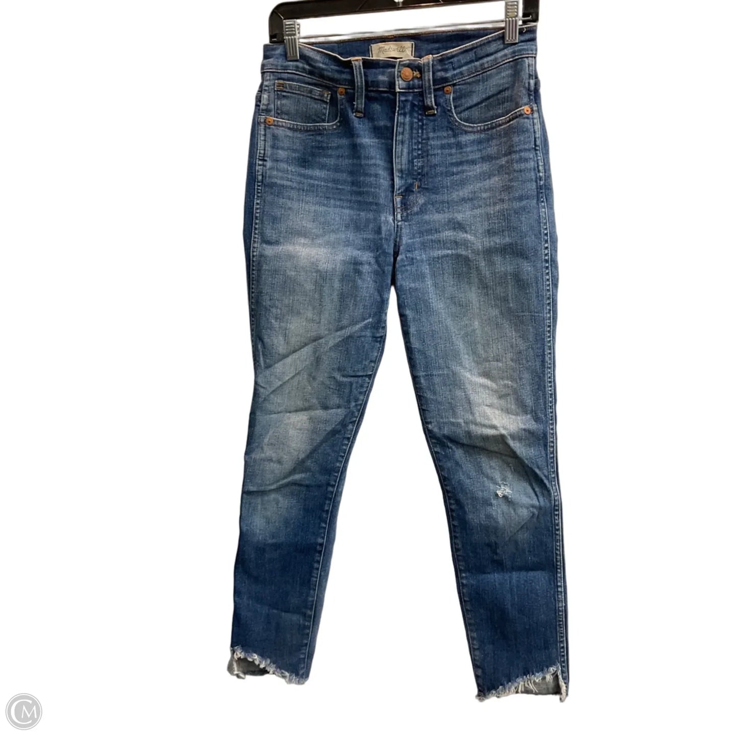 Jeans Skinny By Madewell In Blue Denim, Size: 6l