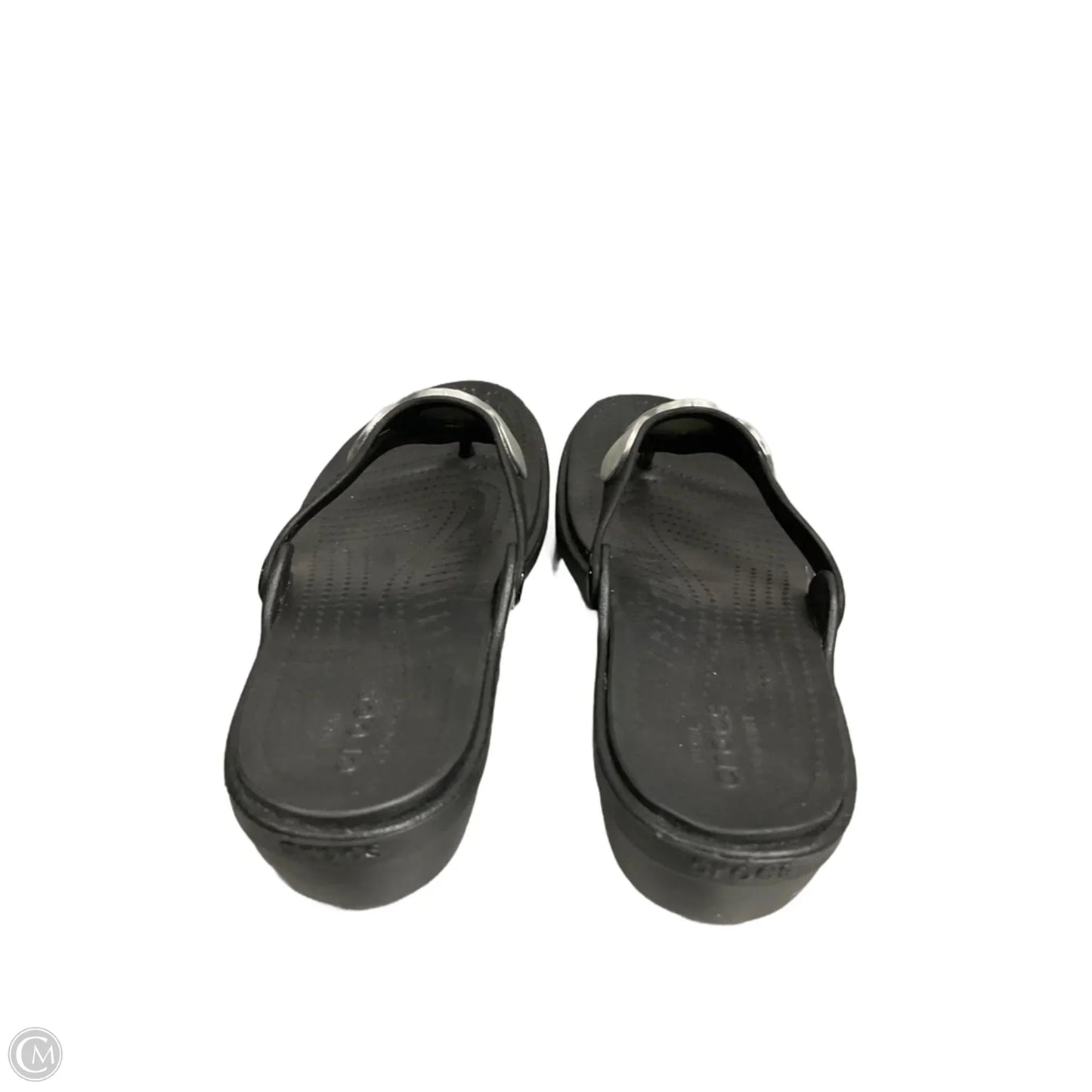 Sandals Sport By Crocs In Black, Size: 7