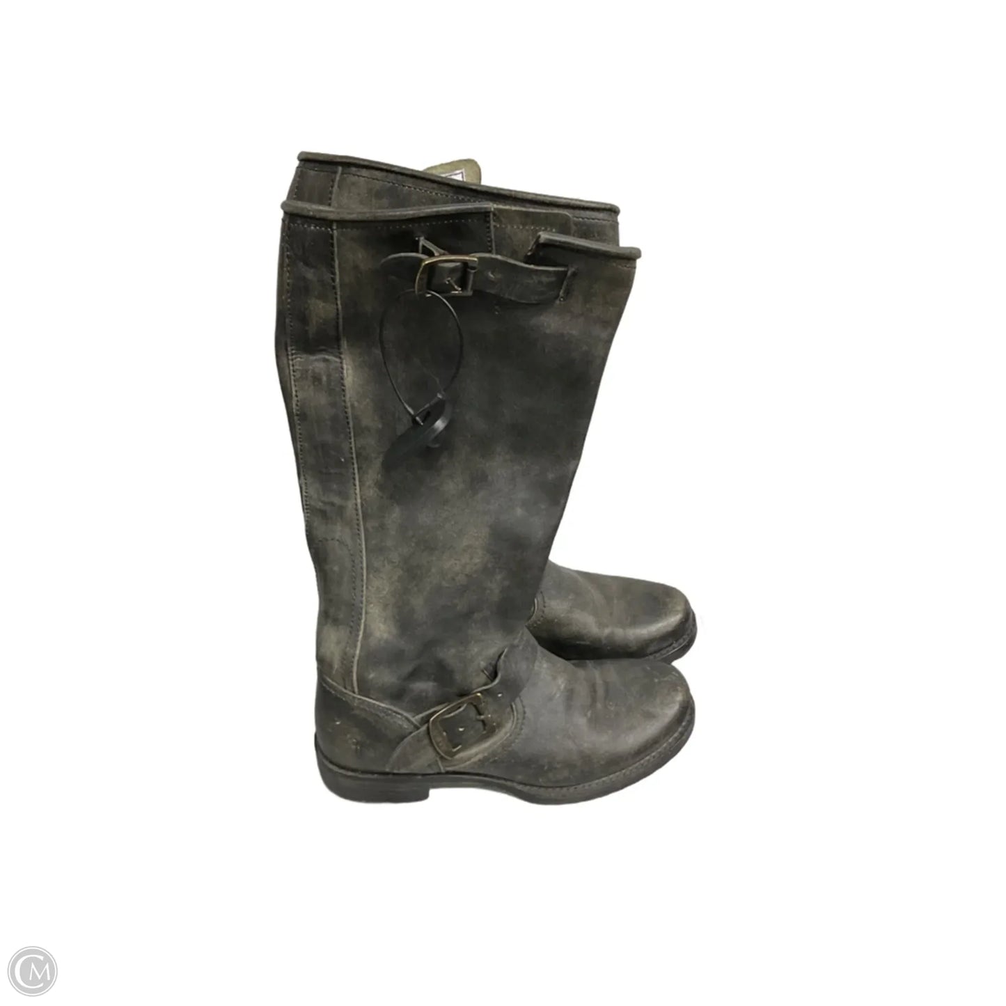 Boots Designer By Frye In Grey, Size: 7