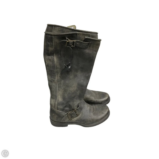 Boots Designer By Frye In Grey, Size: 7