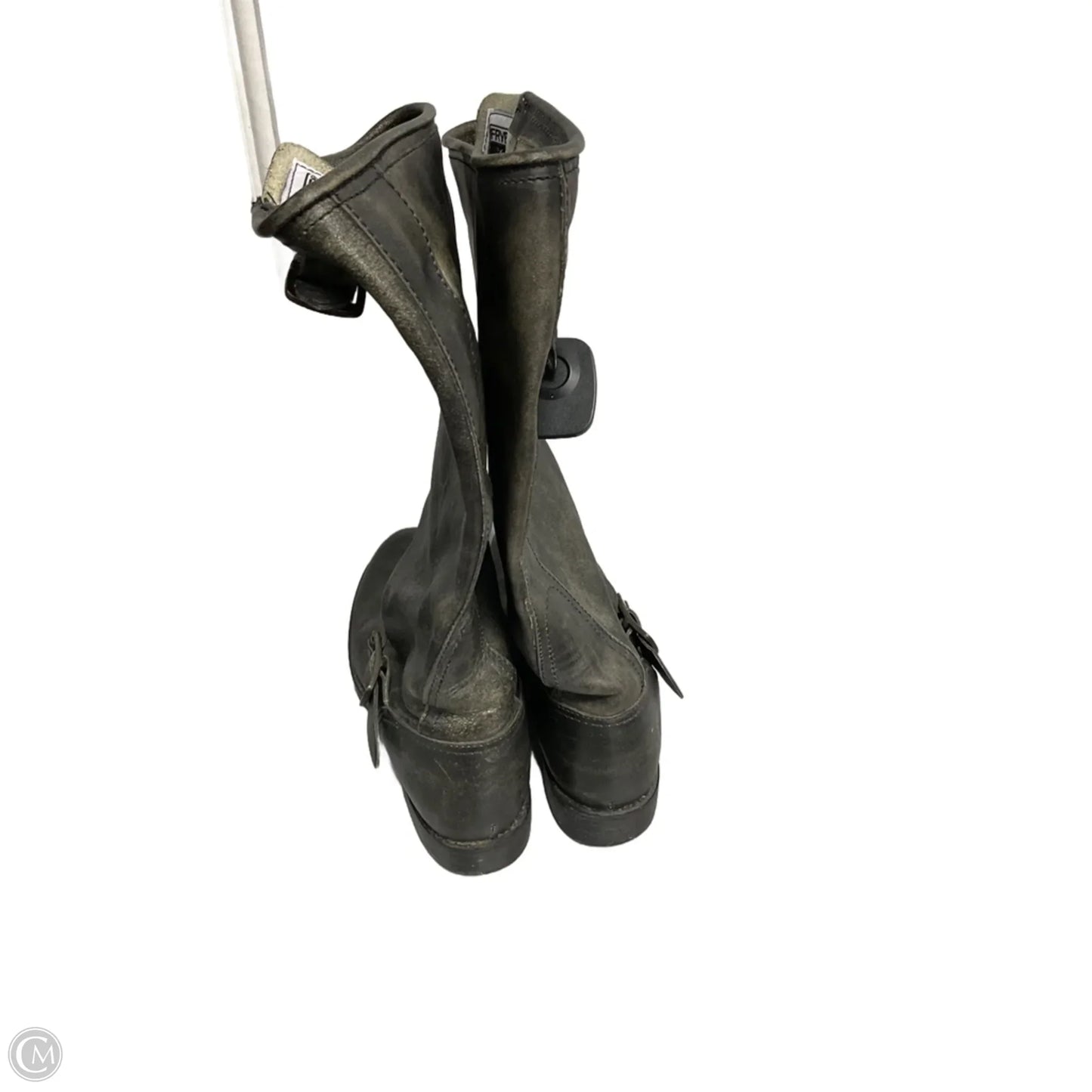 Boots Designer By Frye In Grey, Size: 7