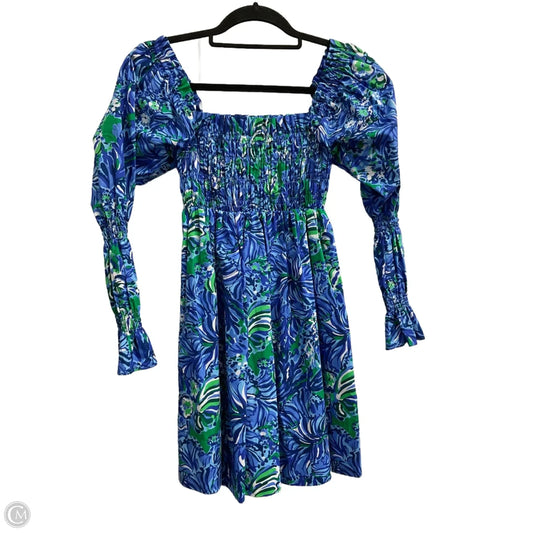 Dress Designer By Lilly Pulitzer In Blue, Size: Xxs