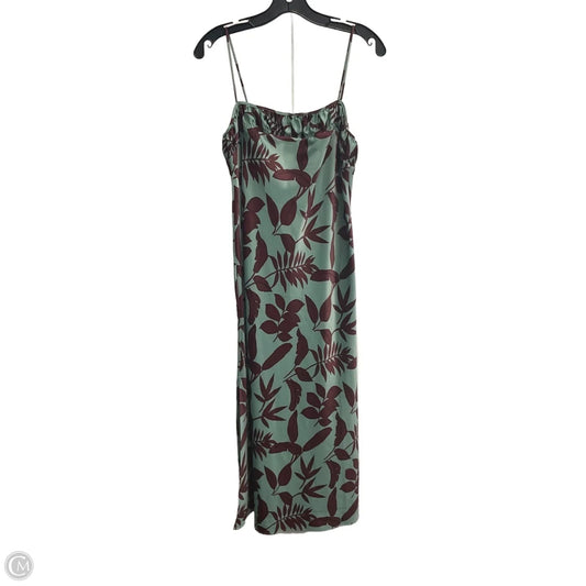 Dress Party Long By Anthropologie In Aqua, Size: S