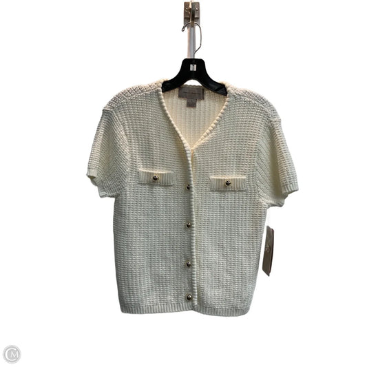 Sweater Short Sleeve By French Connection In White, Size: S