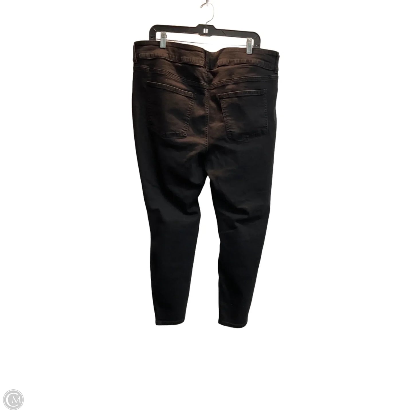 Jeans Jeggings By Maurices In Black Denim, Size: 20
