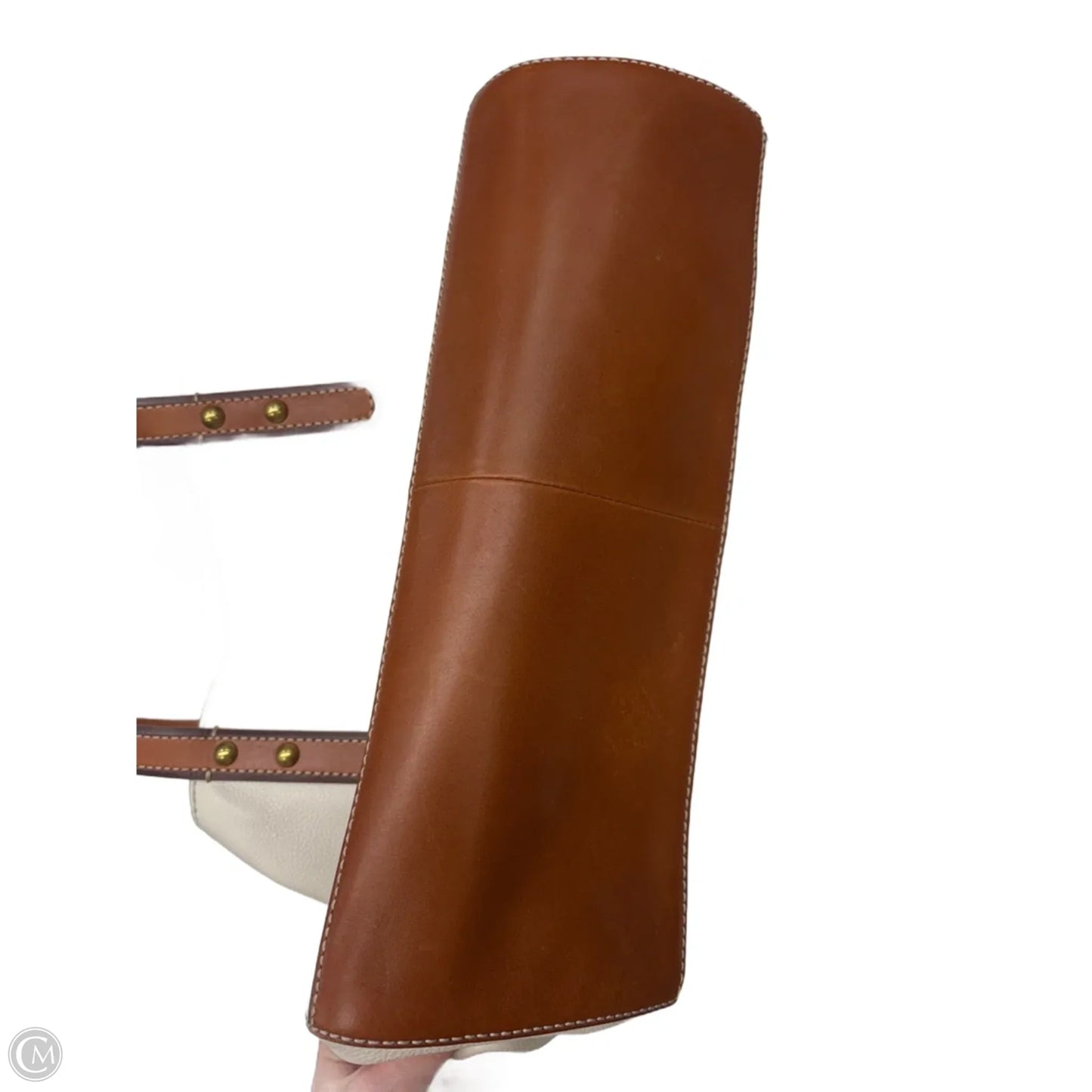 Tote Leather By Fossil, Size: Medium