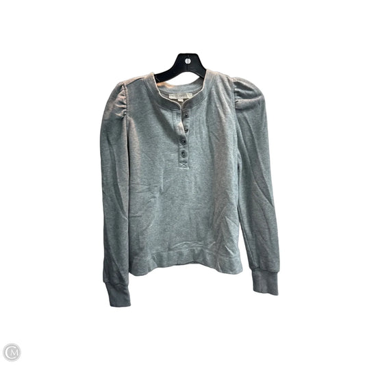 Top Long Sleeve By Loft In Grey, Size: Xs