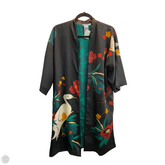 Kimono By Chicos In Floral Print, Size: Osfm