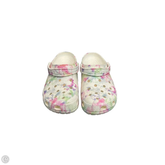 Sandals Sport By Crocs In Tie Dye Print, Size: 11