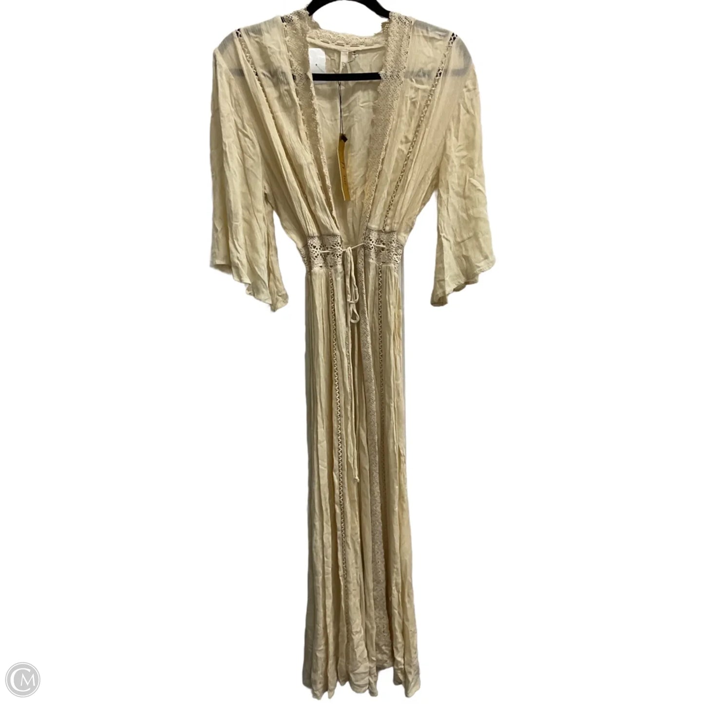 Kimono By Elan In Cream, Size: 2x