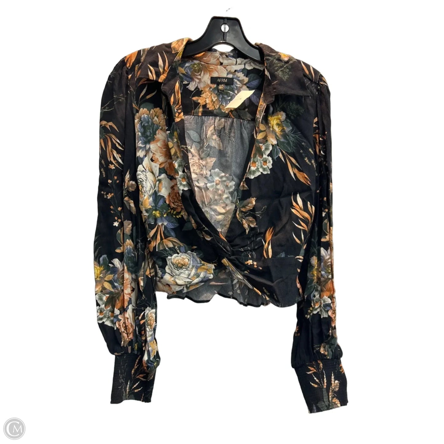 Top Long Sleeve By Afrm In Floral Print, Size: Large