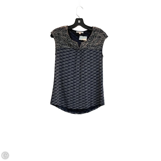 Top Sleeveless By Skies Are Blue In Navy, Size: Xs