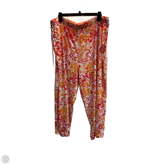 Capris By Susan Graver In Orange, Size: 24