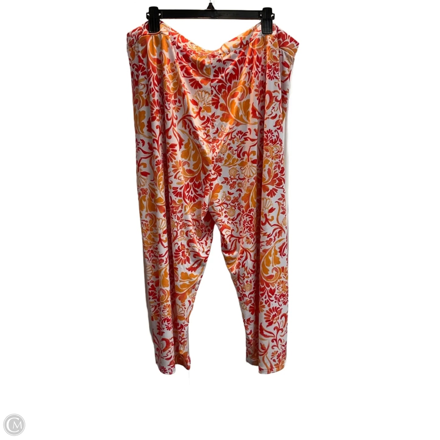 Capris By Susan Graver In Orange, Size: 24