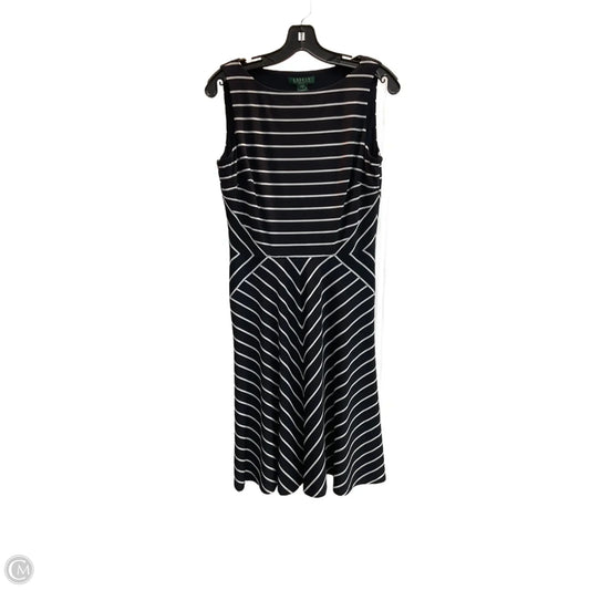 Dress Work By Lauren Brooke In Striped Pattern, Size: M