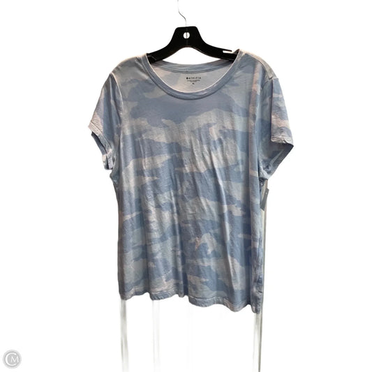 Top Short Sleeve Basic By Athleta In Camouflage Print, Size: Xl