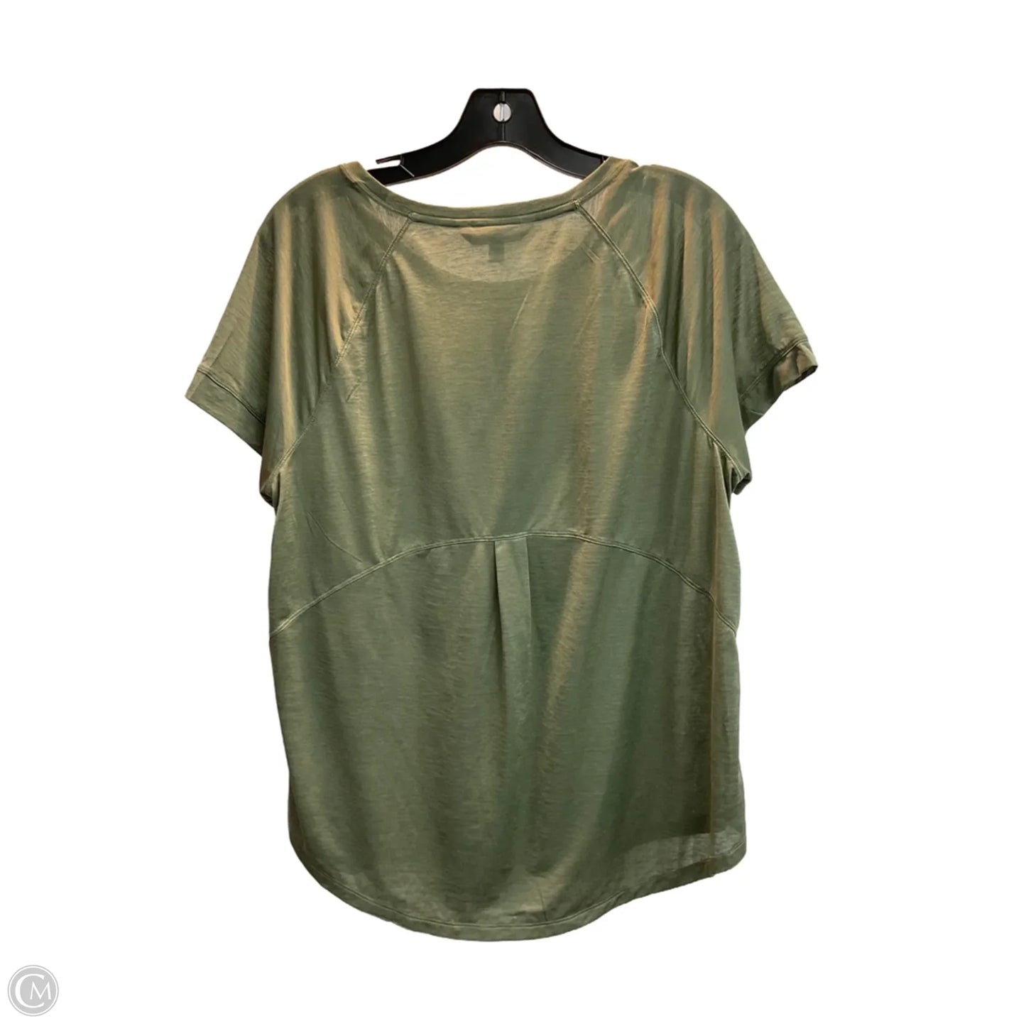 Top Short Sleeve Basic By Athleta In Green, Size: Xl