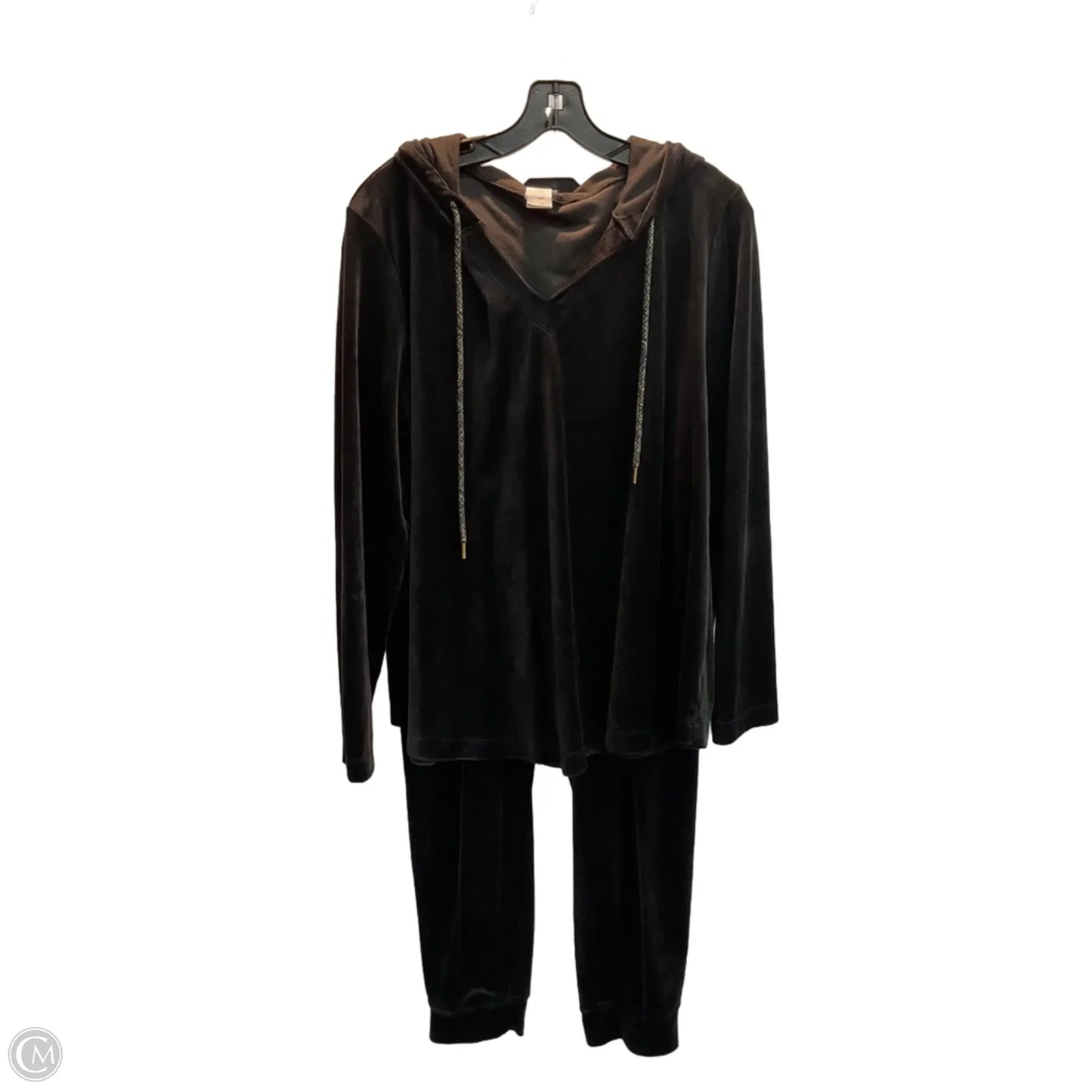 Athletic Pants 2pc By Livi Active In Black, Size: L