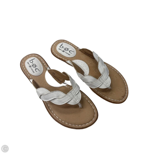 Sandals Flats By Boc In White, Size: 6