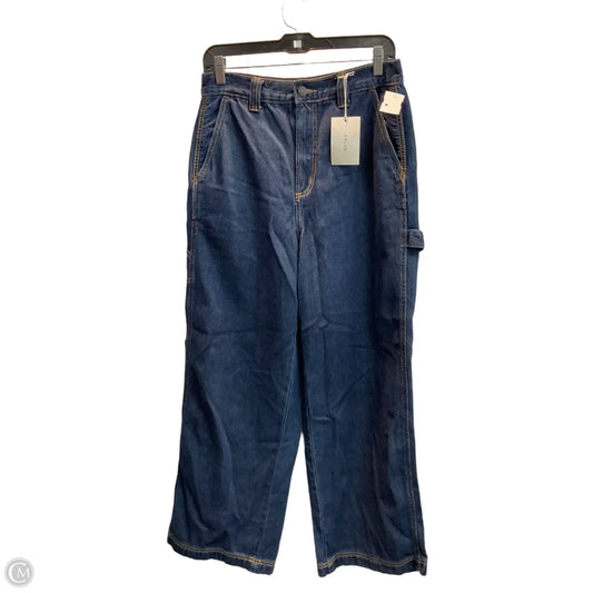 Jeans Wide Leg By Cello In Blue Denim, Size: 8