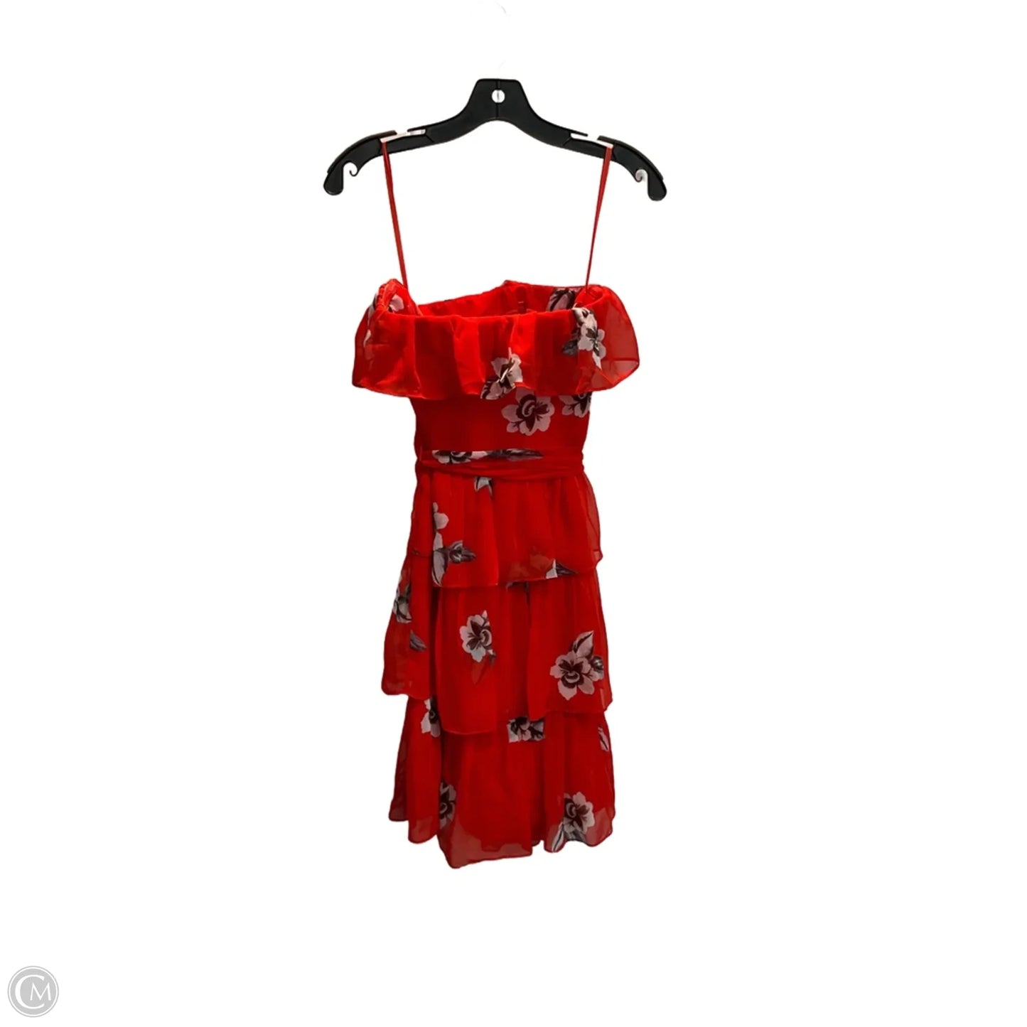Dress Party Midi By White House Black Market In Red, Size: Xs