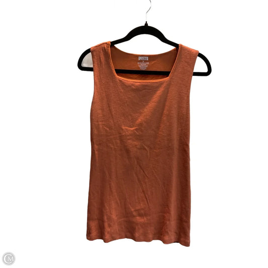 Top Sleeveless By Duluth Trading In Orange, Size: S