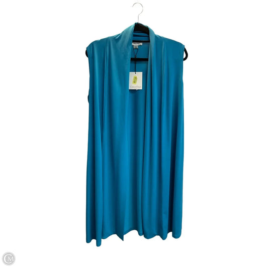 Shawl By Calvin Klein In Blue, Size: L
