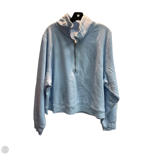 Athletic Sweatshirt Collar By All In Motion In Blue, Size: 3x