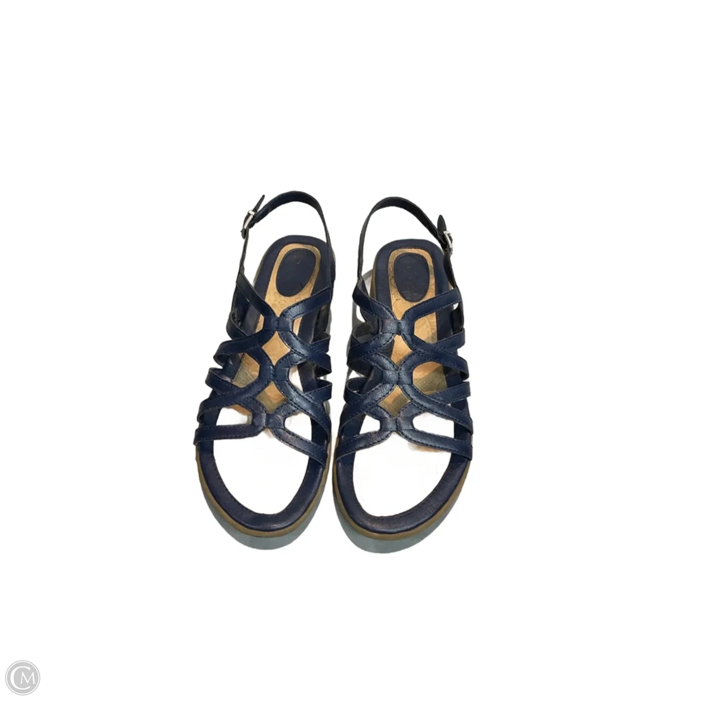 Sandals Flats By Boc In Blue, Size: 10