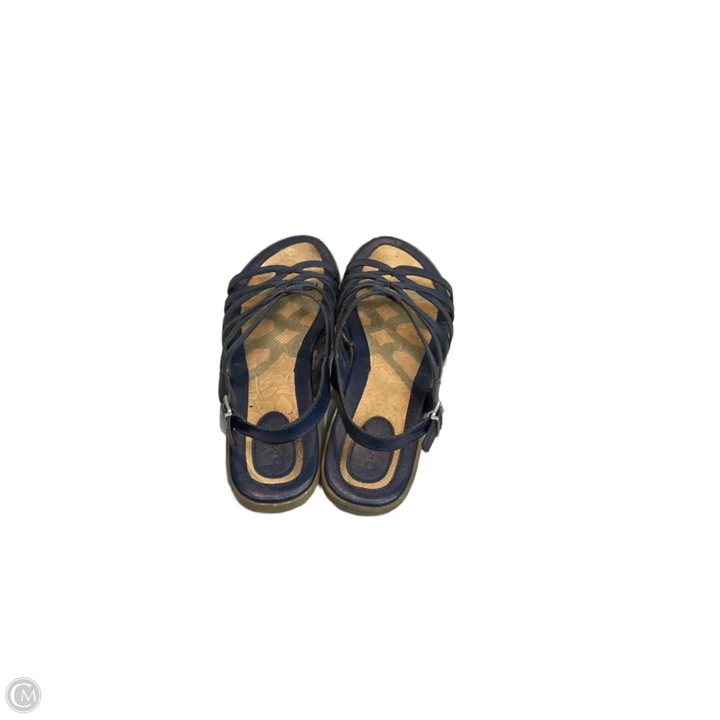 Sandals Flats By Boc In Blue, Size: 10