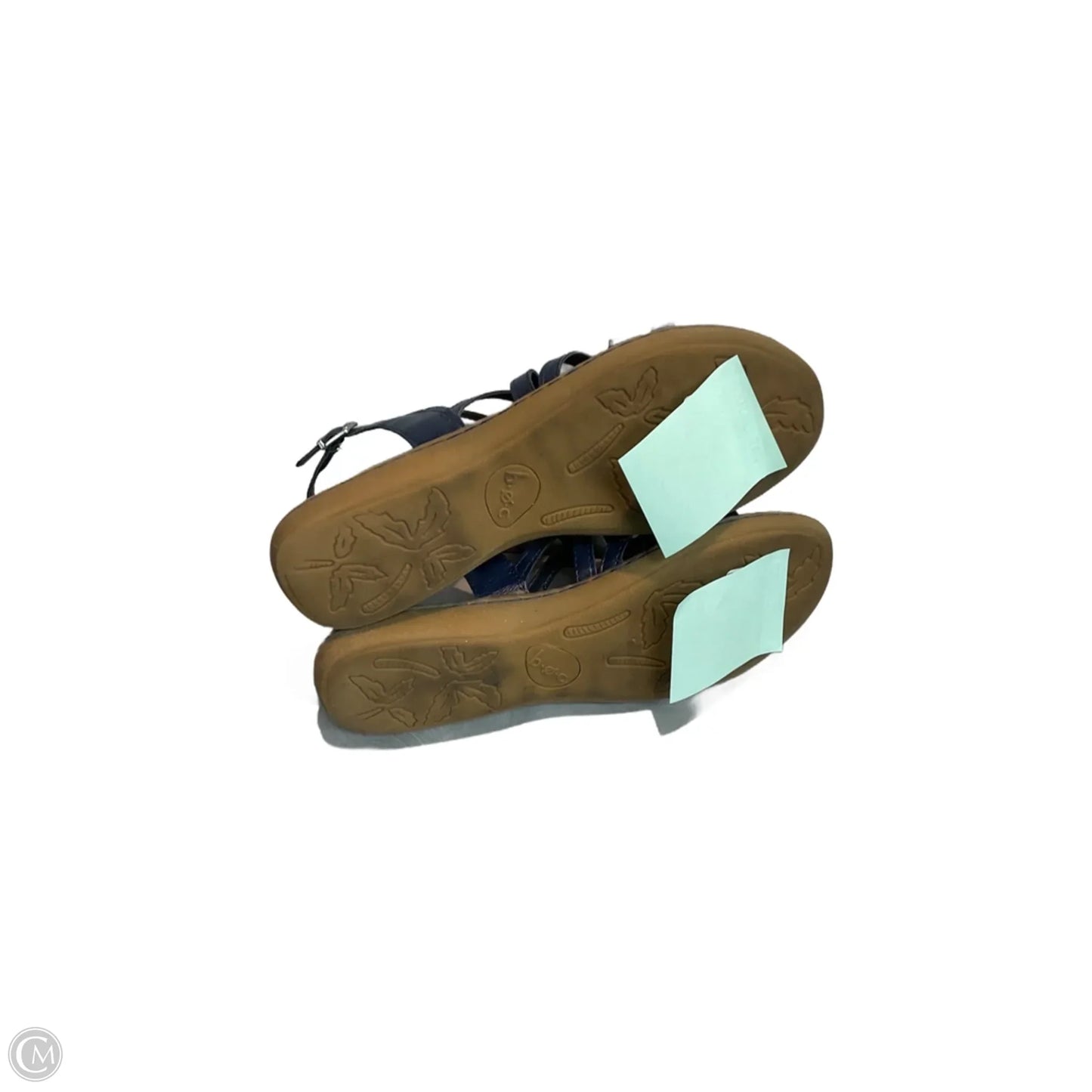 Sandals Flats By Boc In Blue, Size: 10