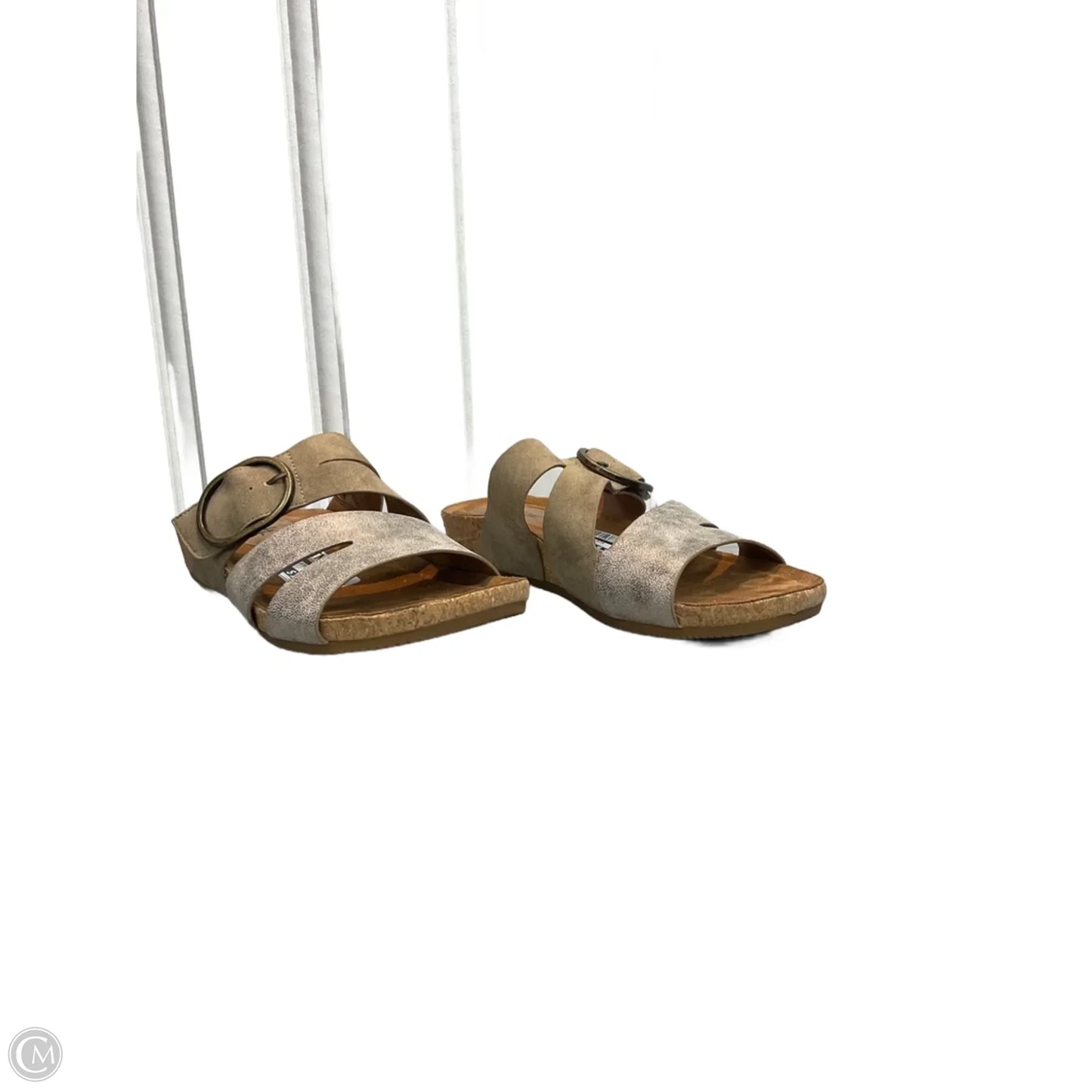 Sandals Flats By Sofft In Grey, Size: 10