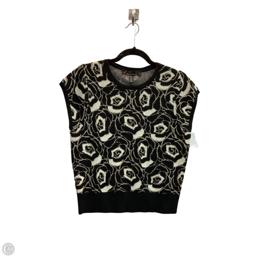 Sweater By White House Black Market In Black & Gold, Size: M