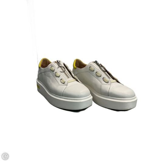 Shoes Sneakers By Linea Paolo In White, Size: 6.5