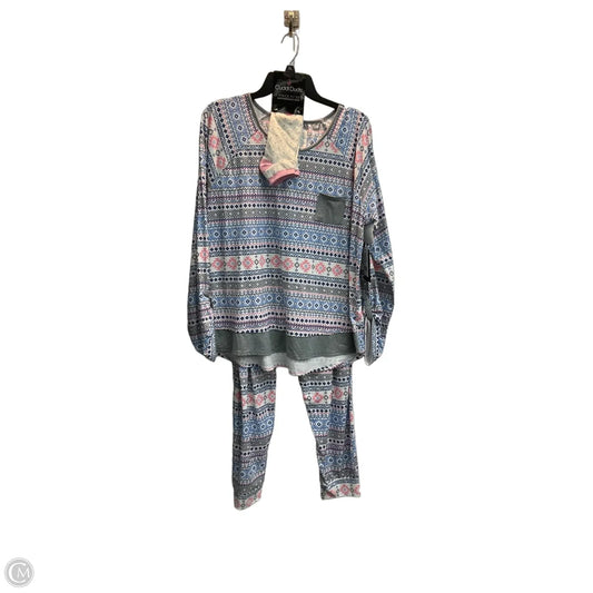 Pajamas 2pc By Cuddl Duds In Multi-colored, Size: Xl