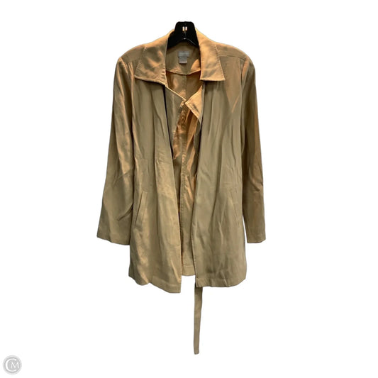 Jacket Shirt By Chicos In Tan, Size: M
