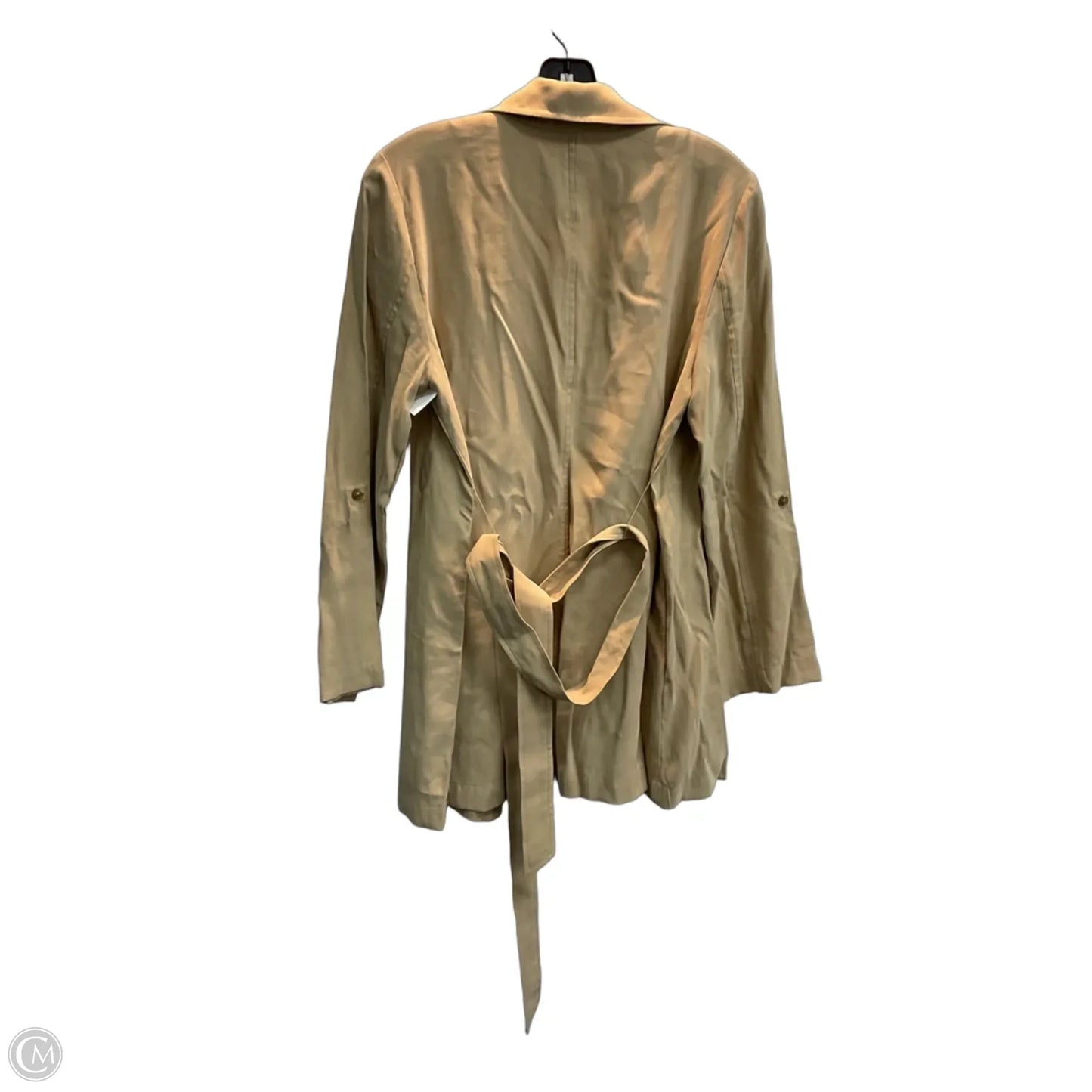 Jacket Shirt By Chicos In Tan, Size: M