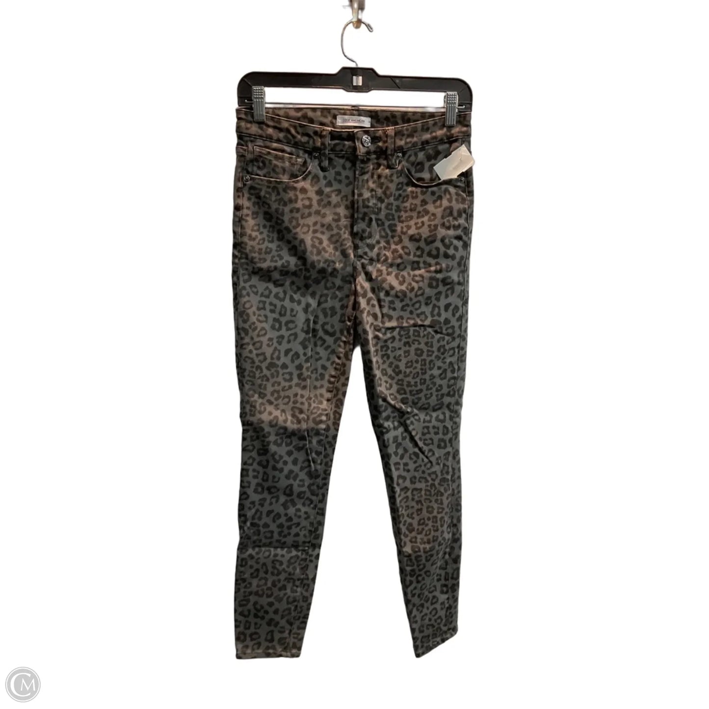 Jeans Skinny By Good American In Leopard Print, Size: 6