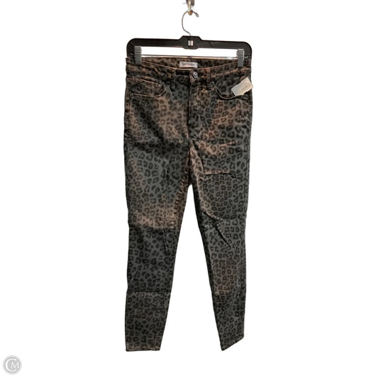 Jeans Skinny By Good American In Leopard Print, Size: 6