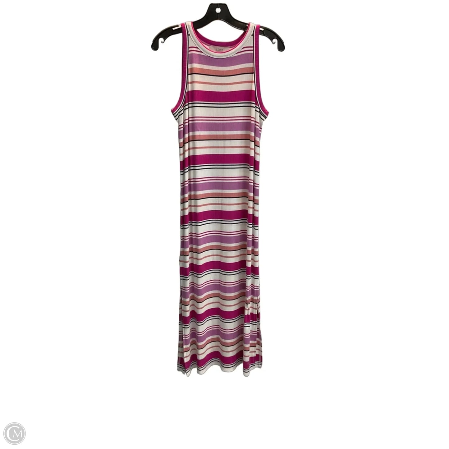 Dress Casual Maxi By Loft In Striped Pattern, Size: S