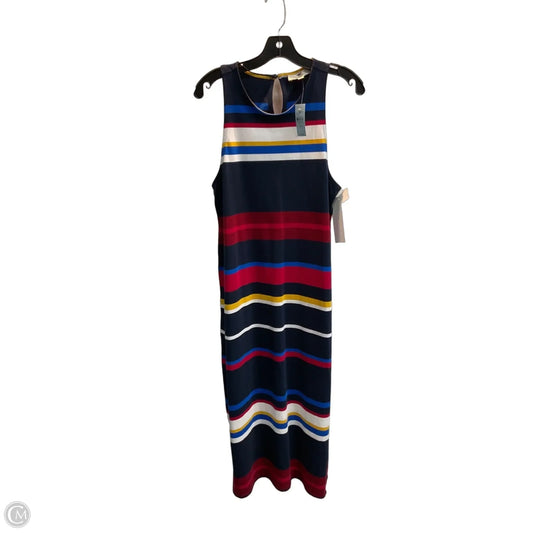 Dress Casual Maxi By Loft In Striped Pattern, Size: Mp