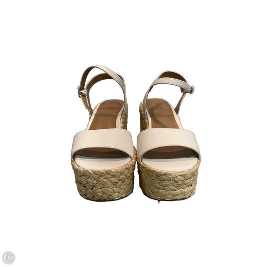 Sandals Heels Platform By Universal Thread In White, Size: 7