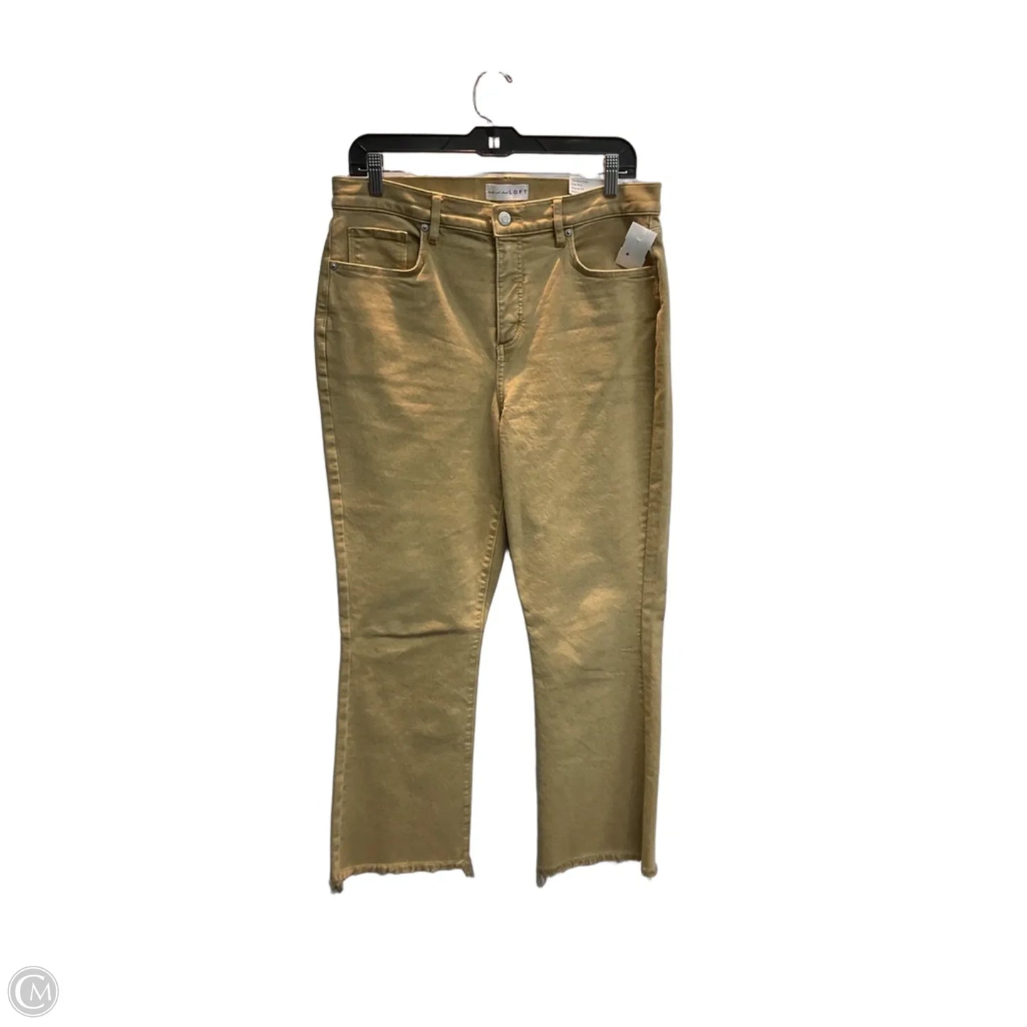 Jeans Boot Cut By Loft In Tan Denim, Size: 10