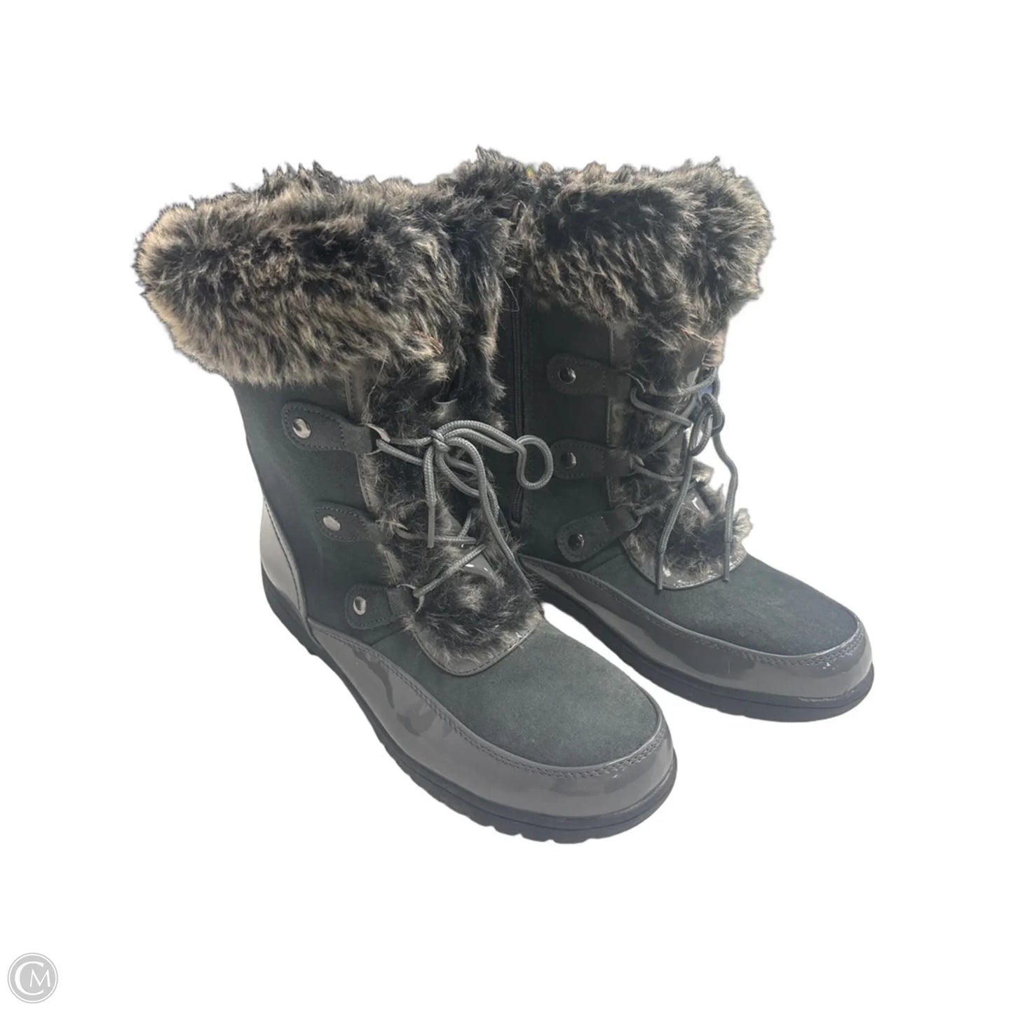 Boots Snow By Sporto In Grey, Size: 11