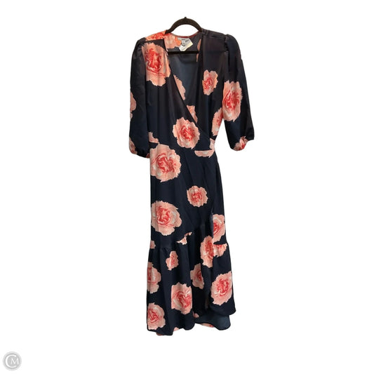 Dress Party Long By Bar Iii In Floral Print, Size: L