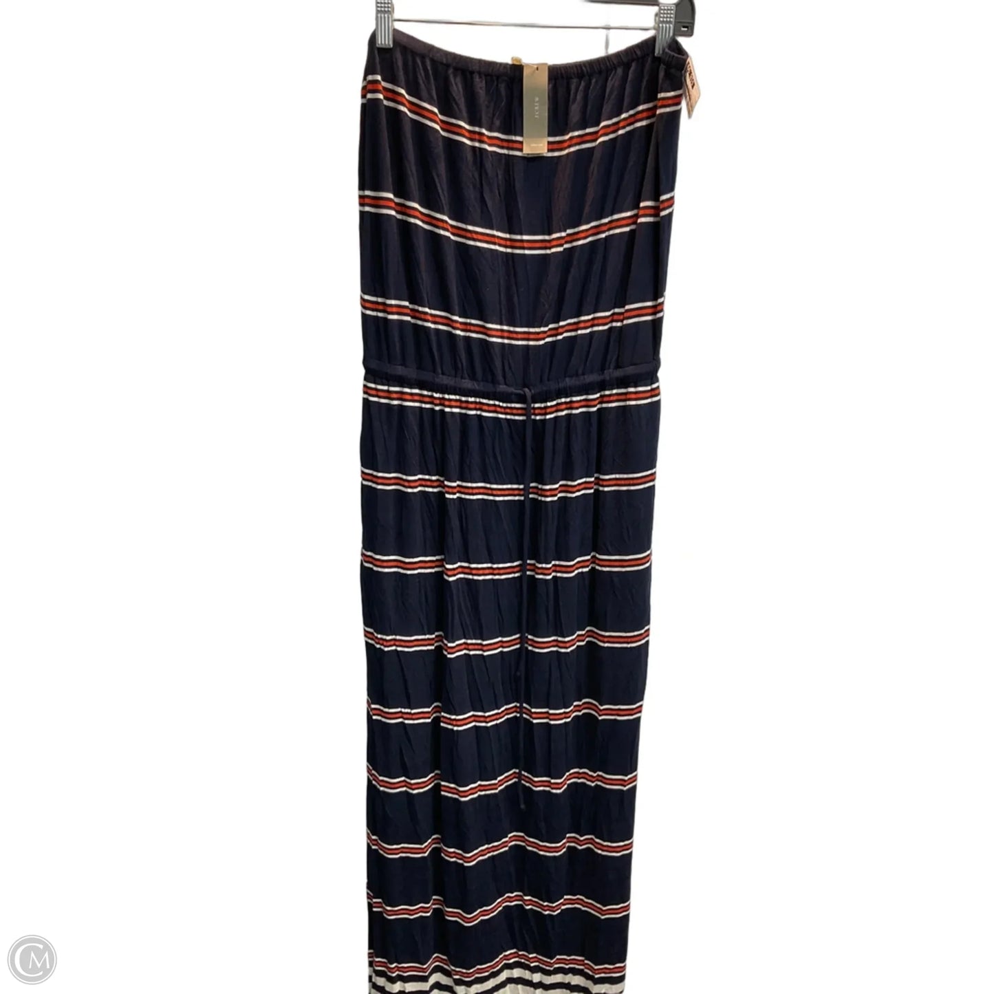 Dress Casual Maxi By J. Crew In Striped Pattern, Size: L