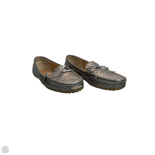 Shoes Flats By Lauren By Ralph Lauren In Silver, Size: 9