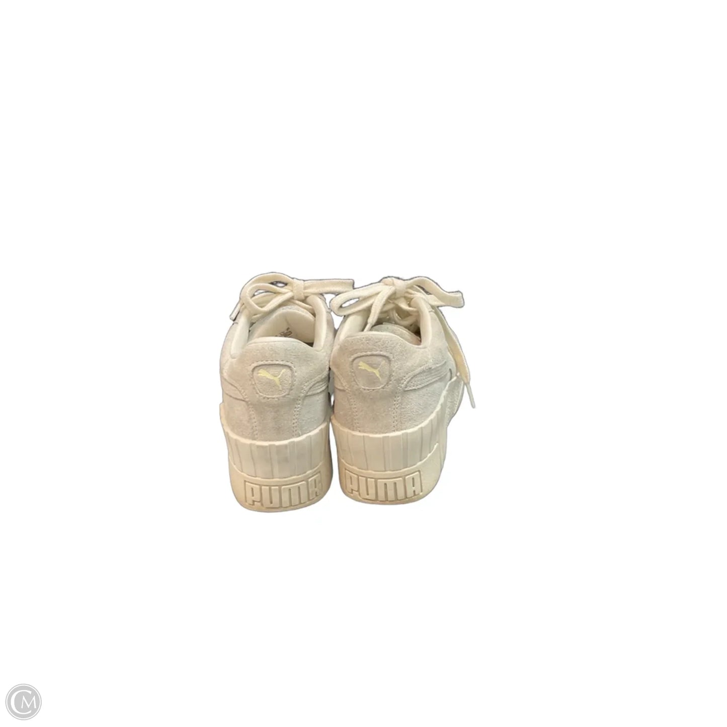 Shoes Sneakers By Puma In Cream, Size: 6.5